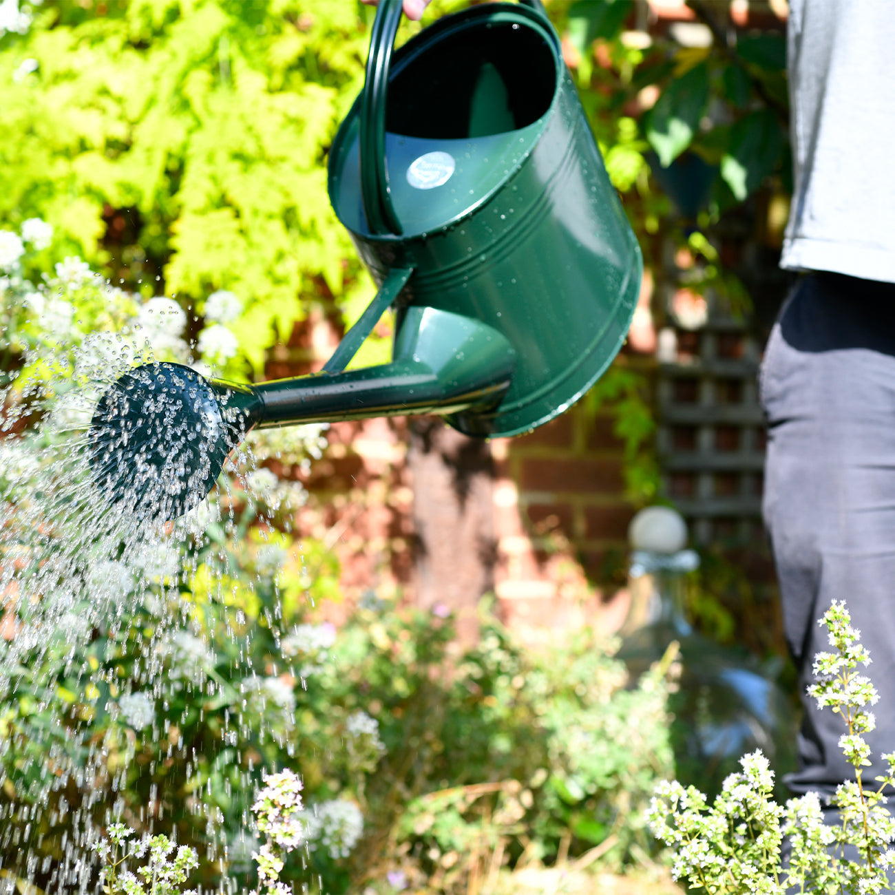 Waterfall Watering Can - 9 Litre - British Racing Green