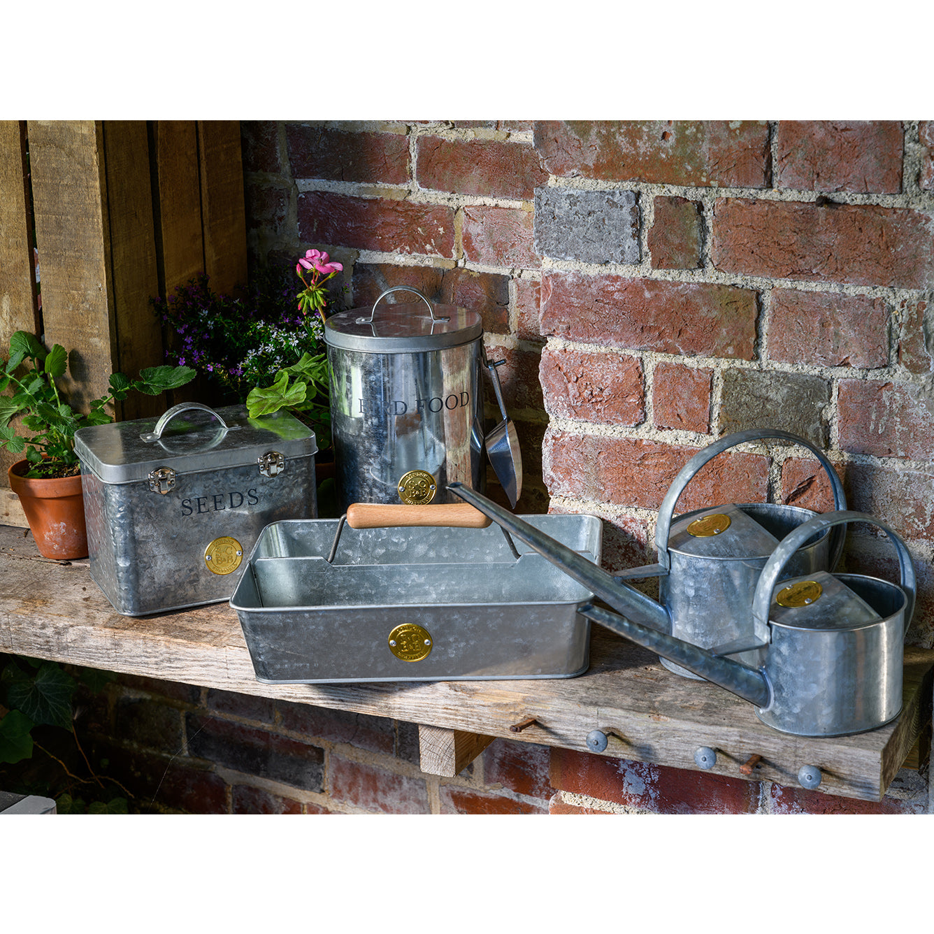 Sophie Conran Greenhouse & Indoor Watering Can - Galvanized, Small